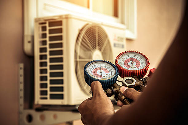 Professional Ac Installation technician working in Georgetown, NY